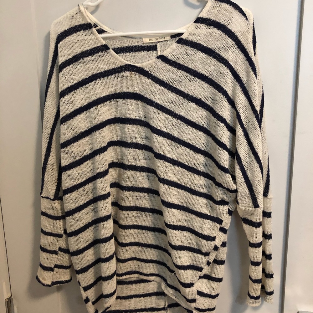 Enti Clothing long sleeve striped top